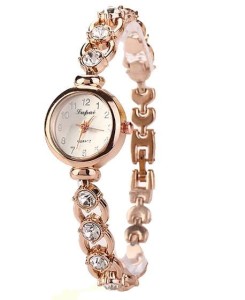 Zegarek Damski Diament Złoty