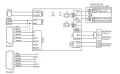 Schemat 1 - Dwustrefowy Dwudrzwiowy Kontroler Dostępu WKD – 2D.125.13 z pilotem