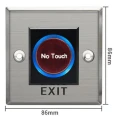 Podtynkowy metalowy bezdotykowy  przycisk wyjścia / wyjścia - EXIT - rozmiary