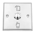 Podtynkowy metalowy przycisk wejścia / wyjścia - EXIT